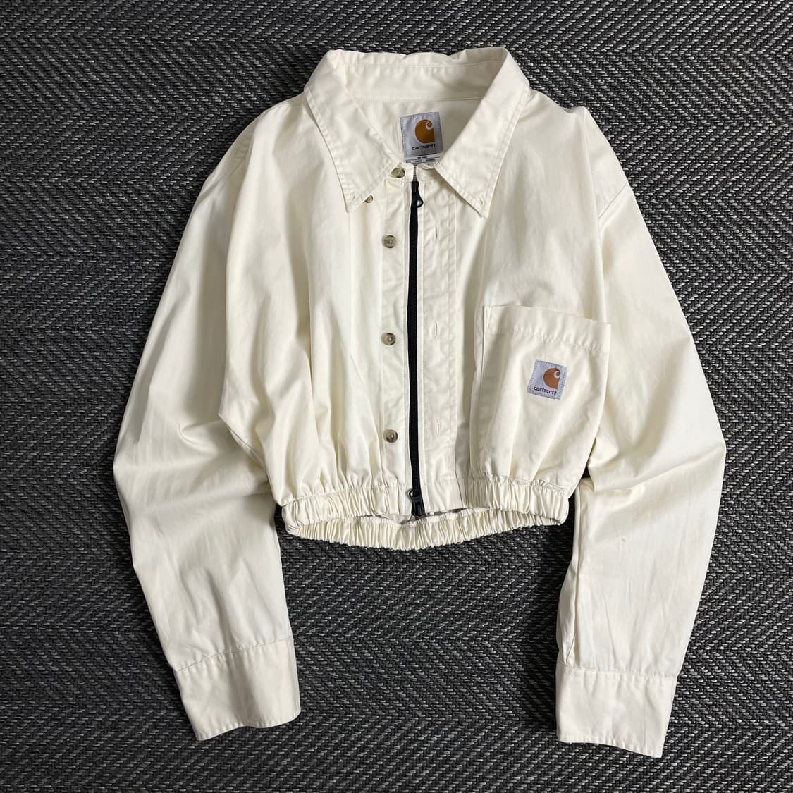 칼하트 크롭 리메이크 투웨이 셔츠 자켓o 2994 상품이미지1