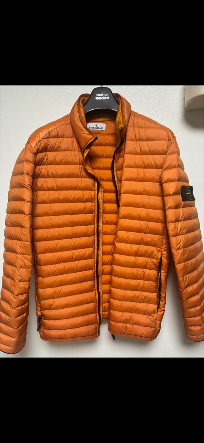 스톤아일랜드 오렌지 경량 패딩 L 상품이미지1