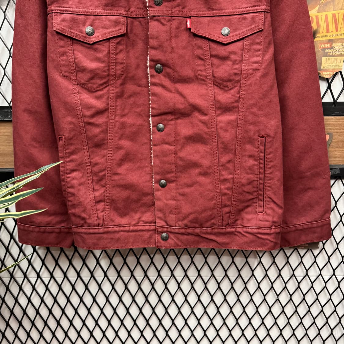 리바이스 타입 3 쉐르파 트러커 자켓 레드 XL 상품이미지4