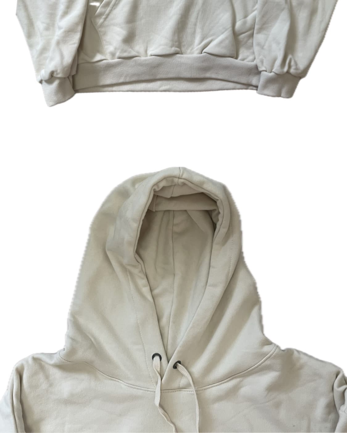 Opwee object 아이보리 후드티 상품이미지2