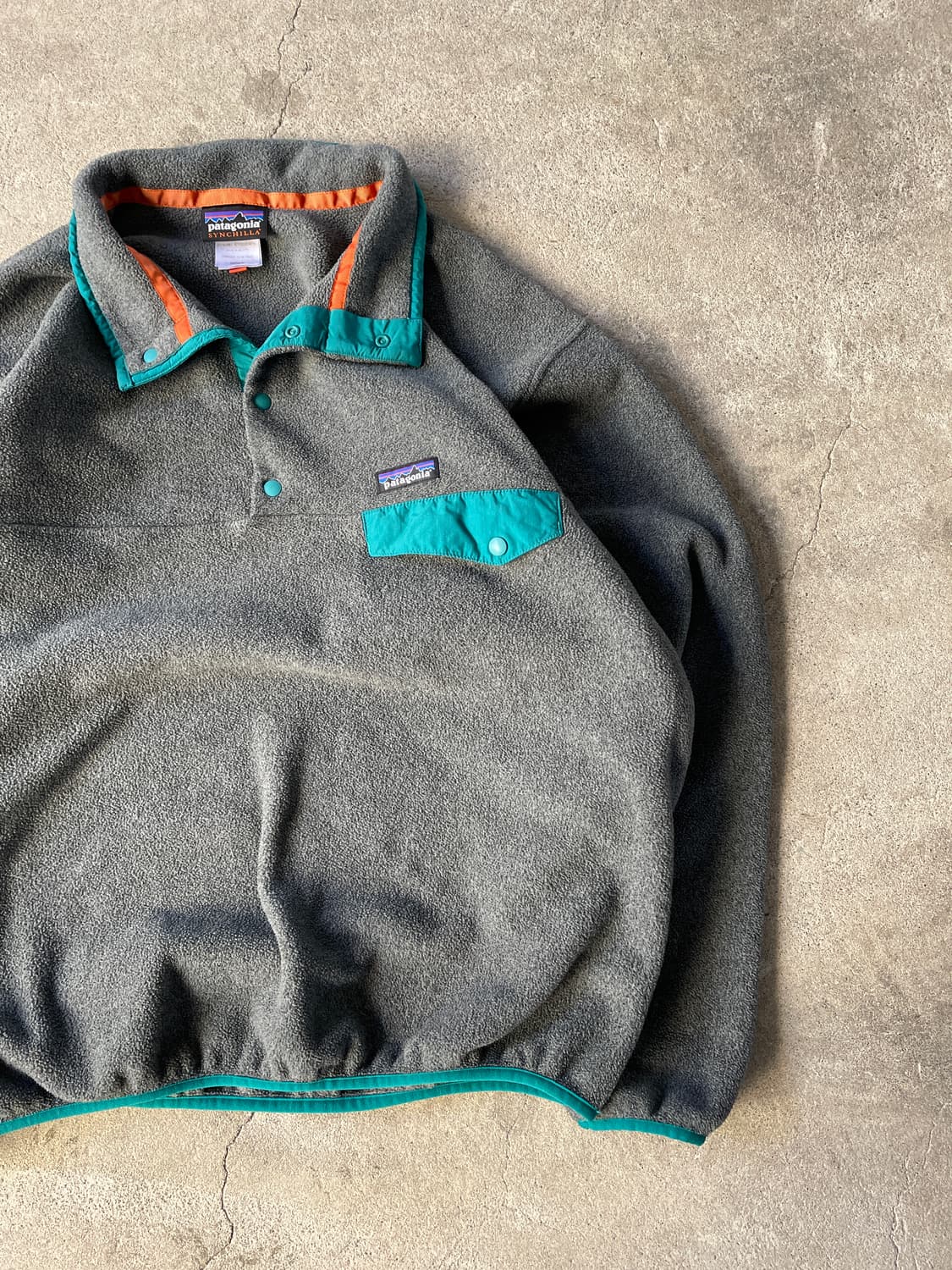Patagonia Nikel&Teal Green Synchilla  상품이미지3