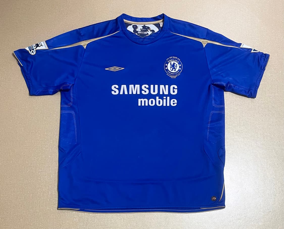 엄브로 첼시 05/06 100주년 홈 셔츠 램파드 No.8 상품이미지9