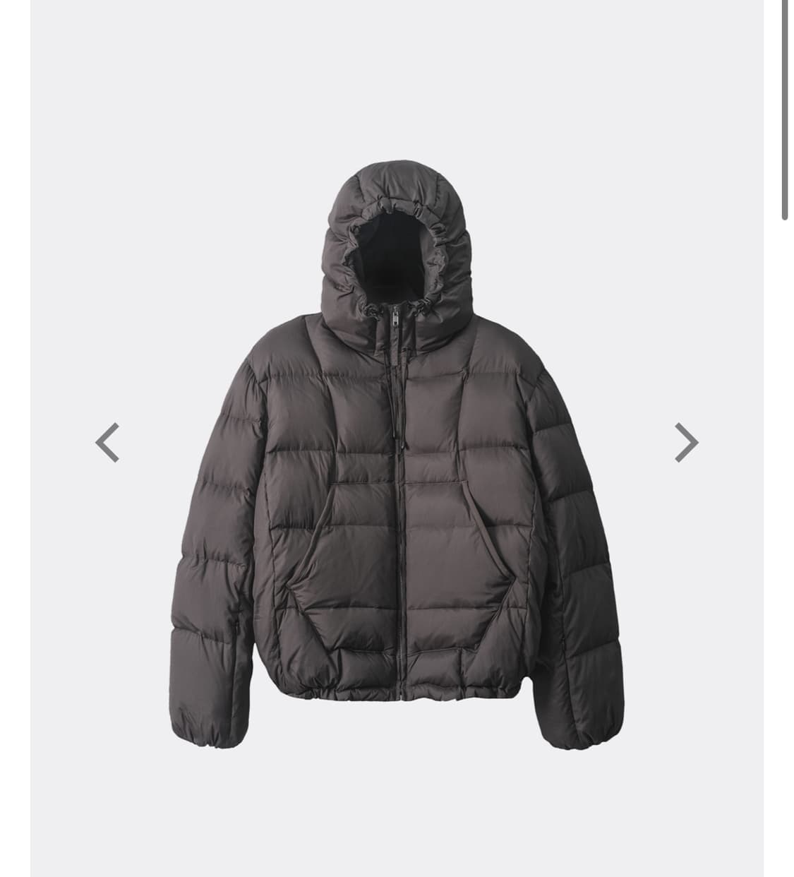 999휴머니티 24fw 구스다운 브라운 3사이즈 상품이미지1