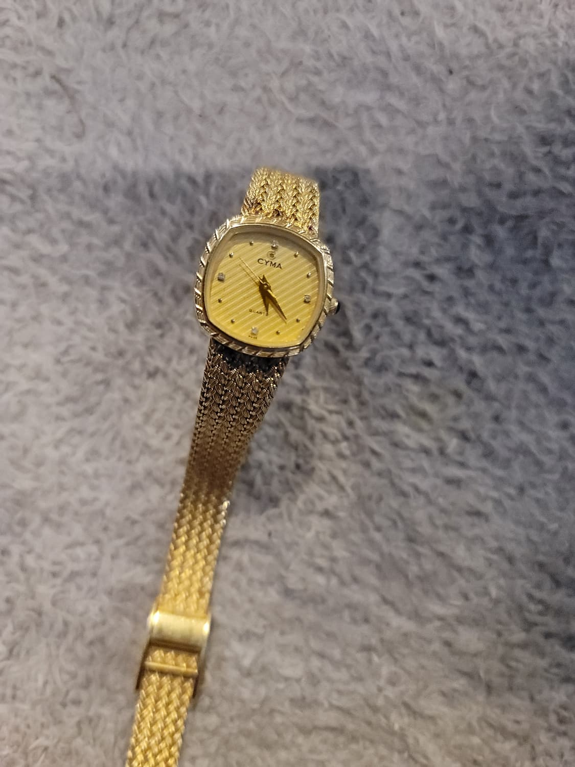 CYMA / KLAEUSE 금장 시계 2개 세트 일괄판매 상품이미지2