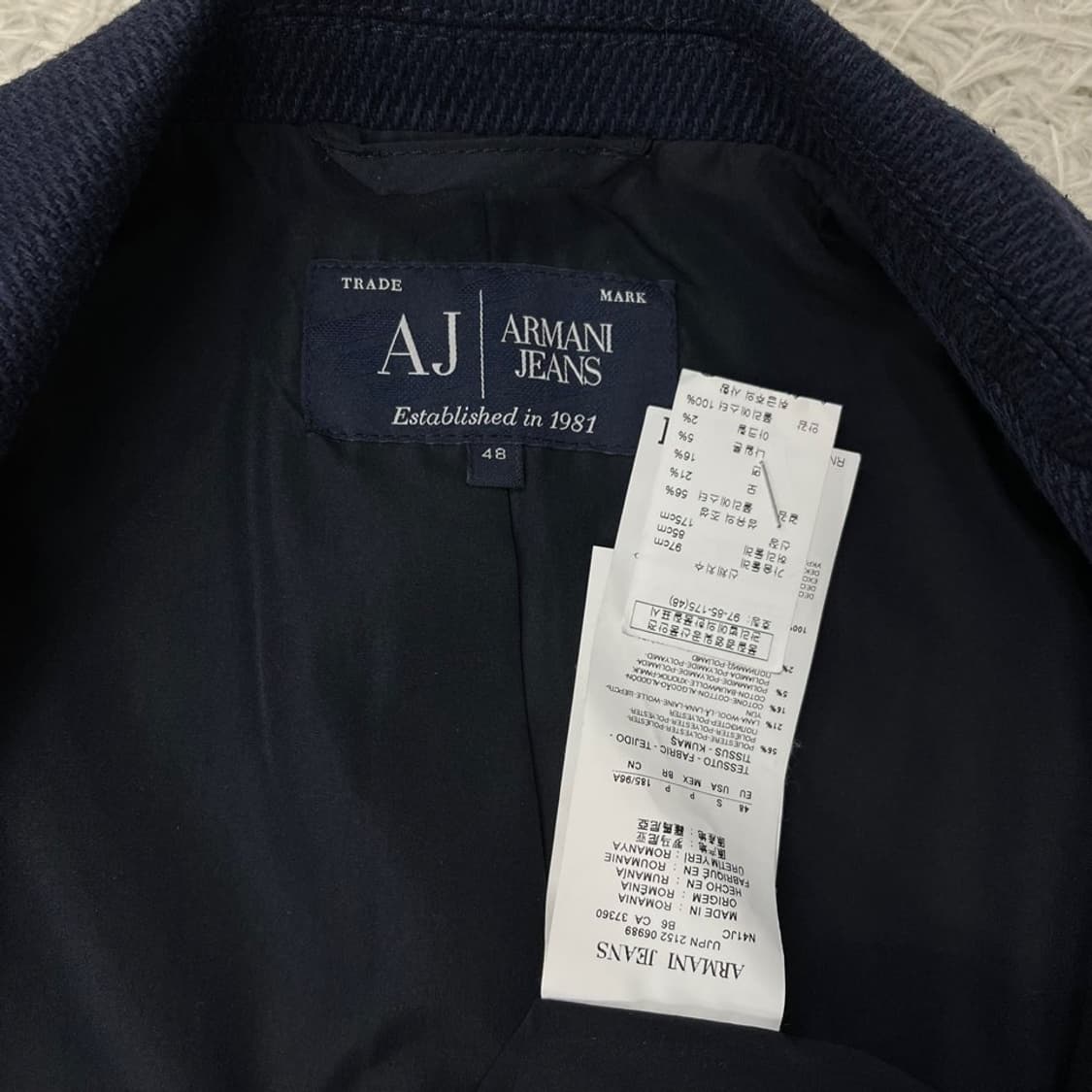 아르마니 진스 투버튼 블레이져/#800 상품이미지4