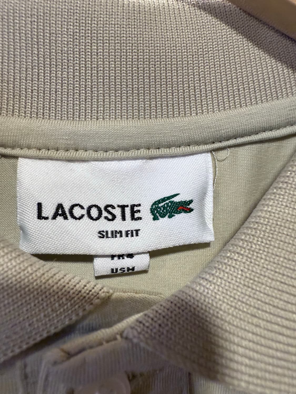 라코스테 버건디 pk 티셔츠 상품이미지2