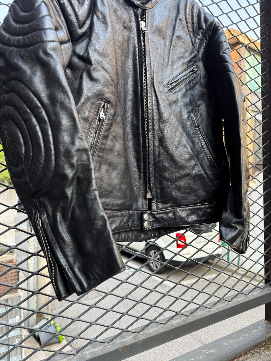 70’s Mars –  Leather Rider Jacket 상품이미지4