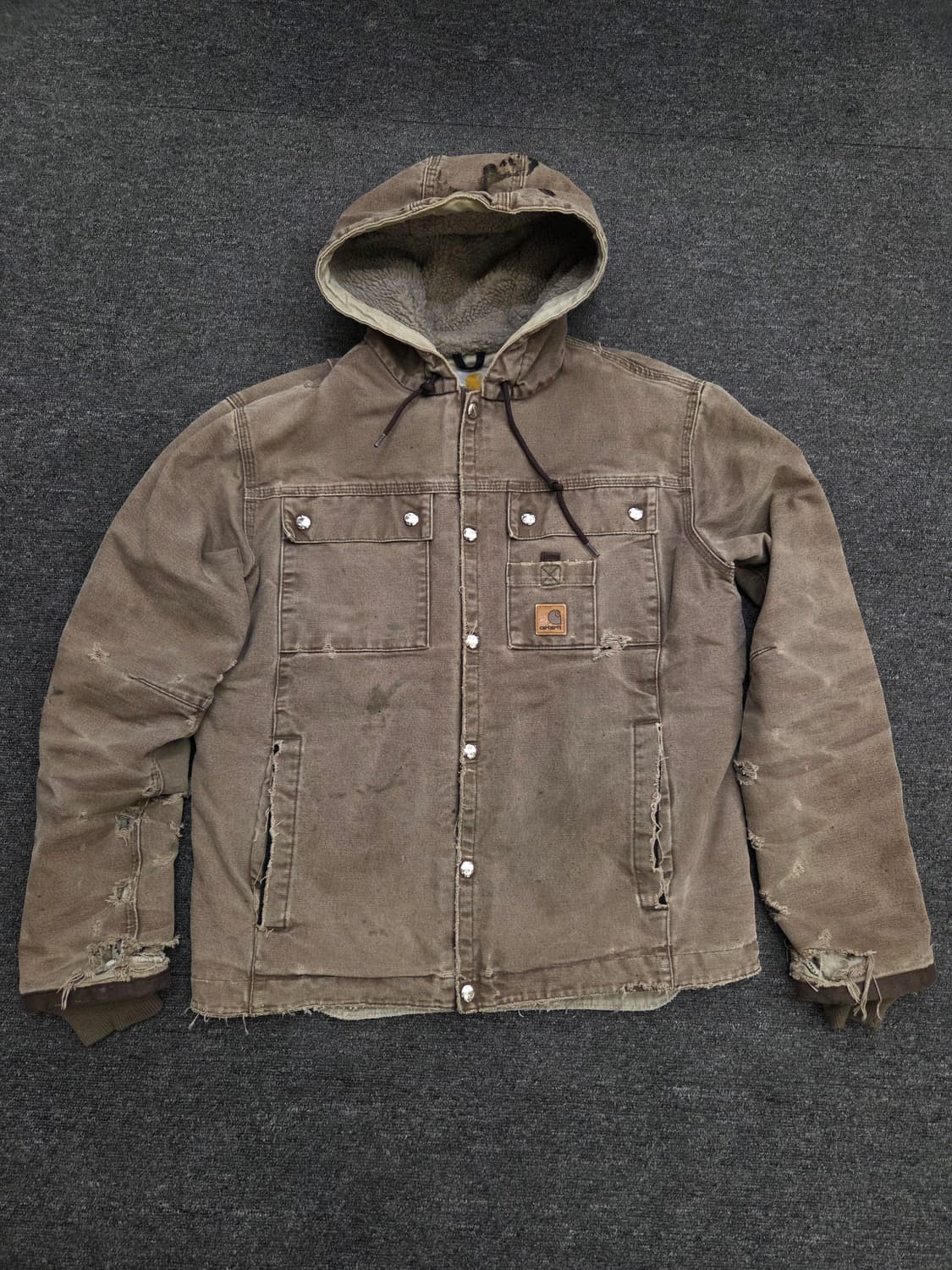 빈티지 칼하트 후드 워크자켓 상품이미지1