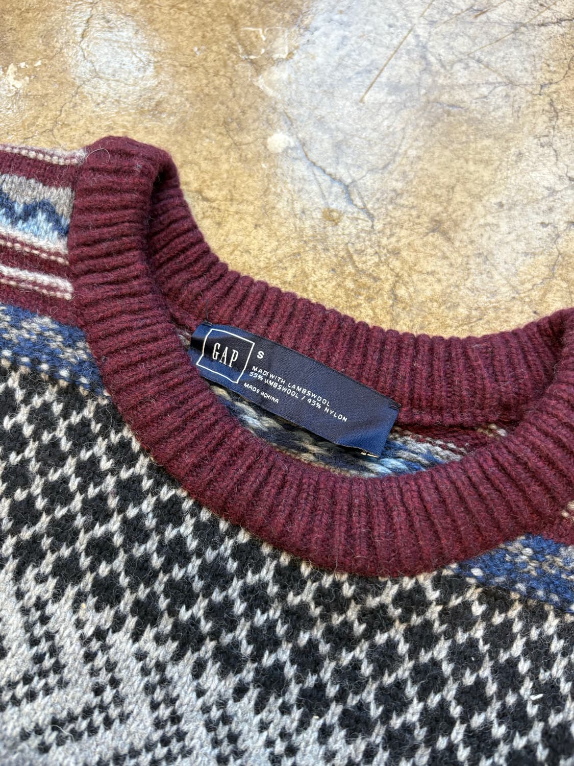 갭 GAP 램스울 페어아닐 니트 상품이미지3