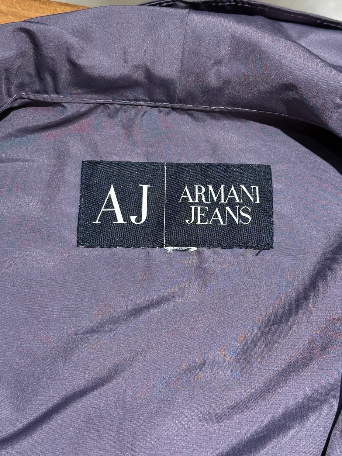 아르마니 진스 라벤더 레이어드 슬리브 폴리 아노락 상품이미지8