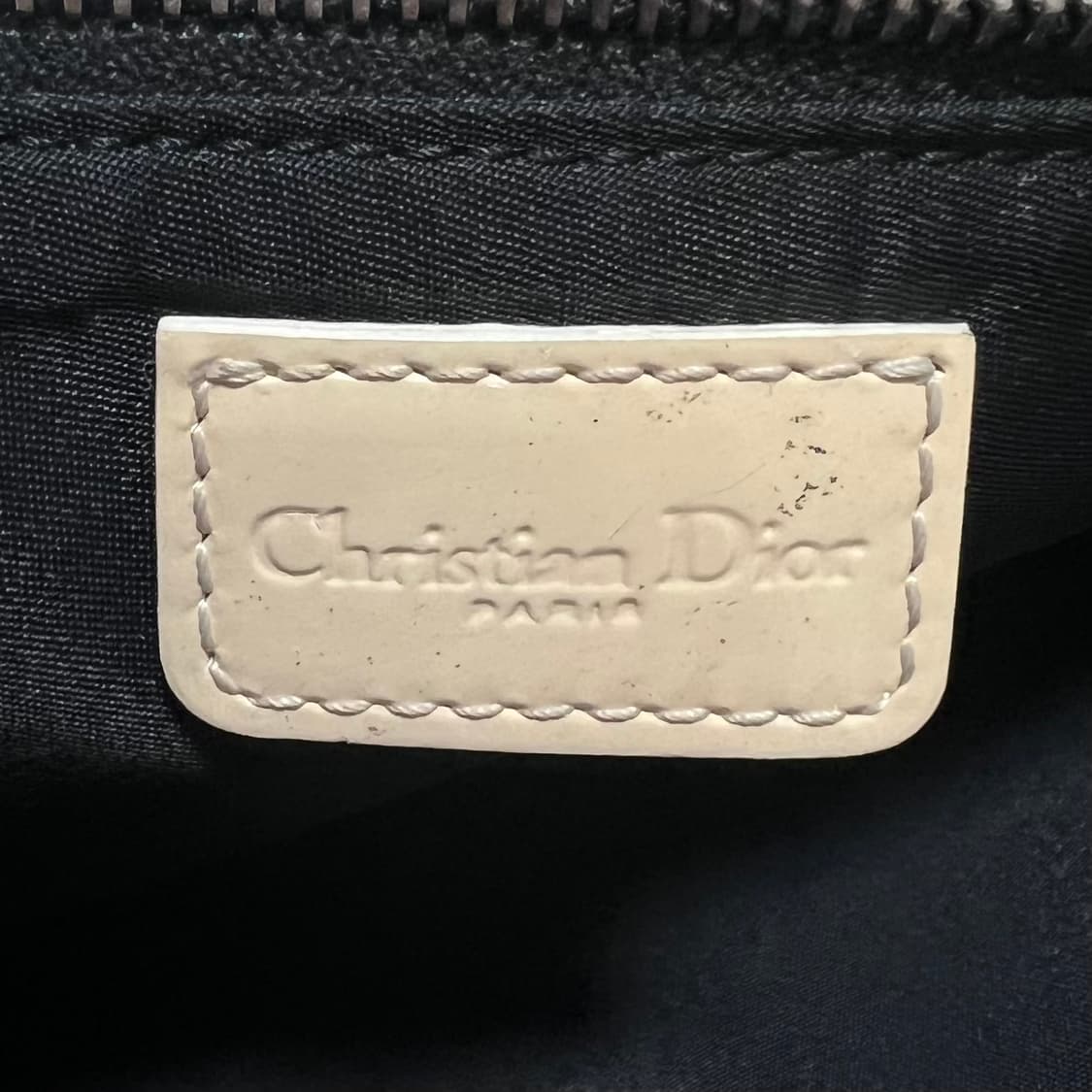 디올 미니 새들백 블랙 오블리크 PVC 상품이미지9