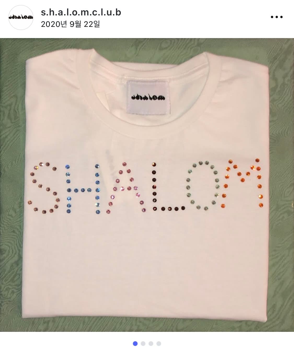 샬롬클럽 shalomclub twinkle t-shirt 상품이미지2