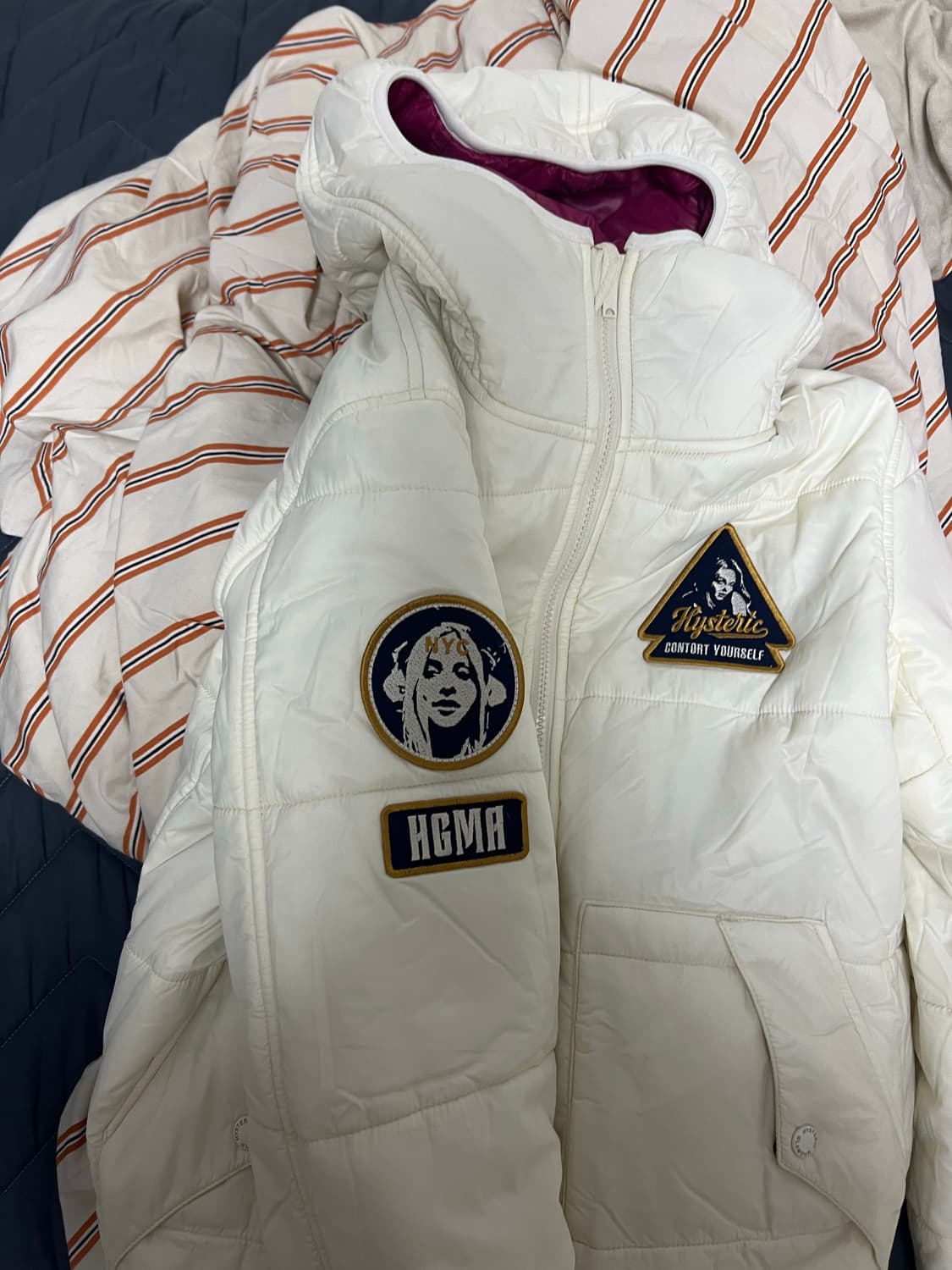 히스테릭 글래머 리버시블 패딩 판매합니당 상품이미지3