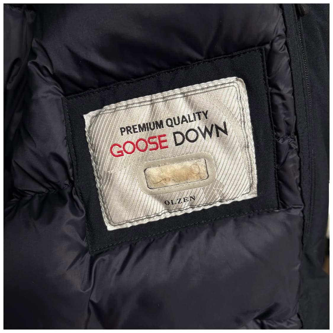 3738 올젠 거위털 구스다운 폭스퍼 패딩 상품이미지5