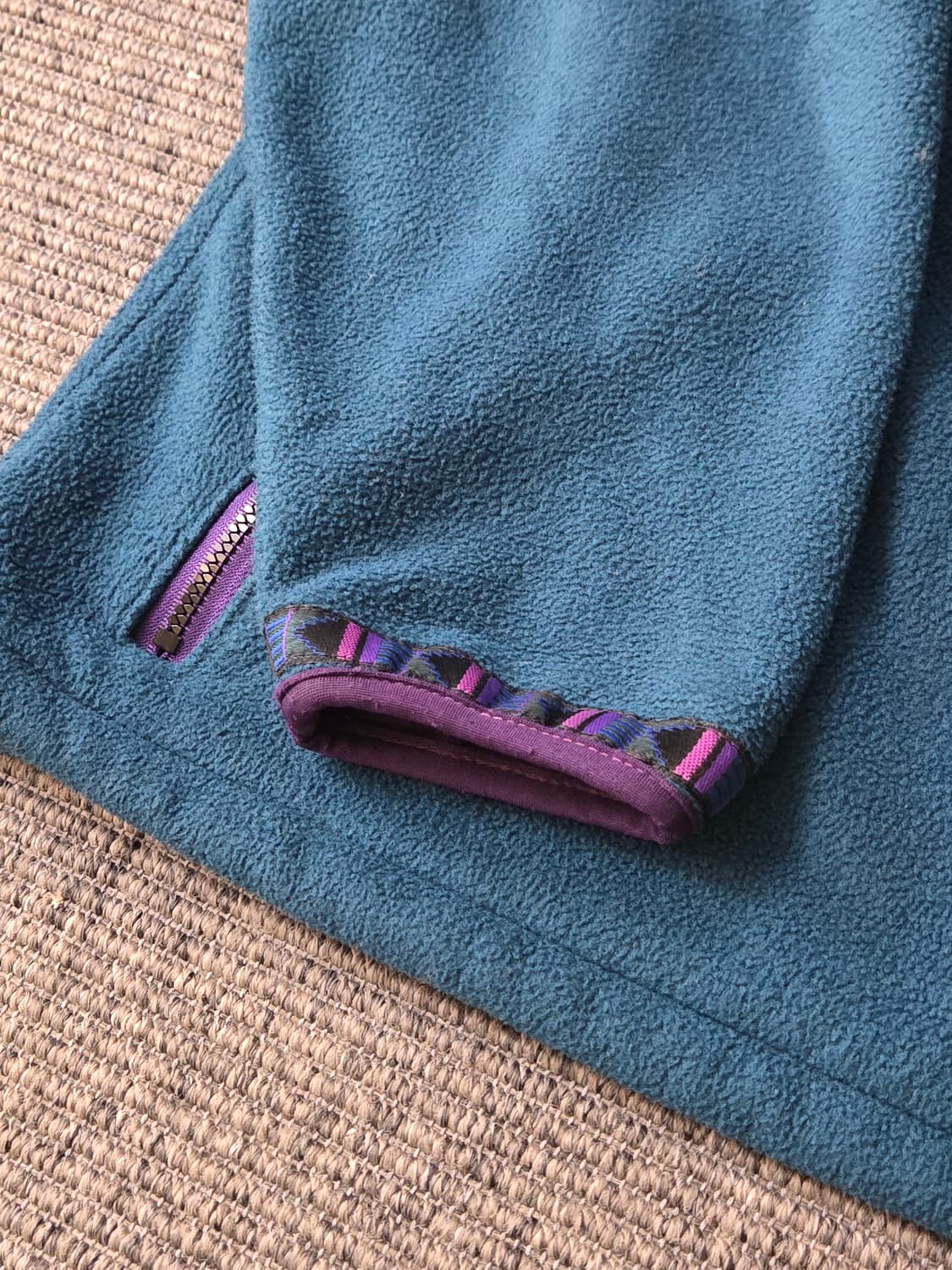 Rare 70s llbean USA  플리스 하프 집업 XL 상품이미지6