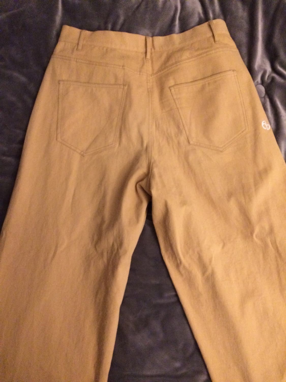 노메뉴얼 심볼 와이드 팬츠 베이지 상품이미지2