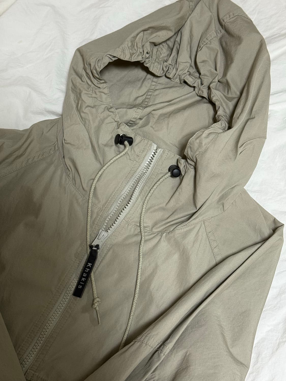 카키스 아노락 Hooded Raglan Jacket Sand 상품이미지5