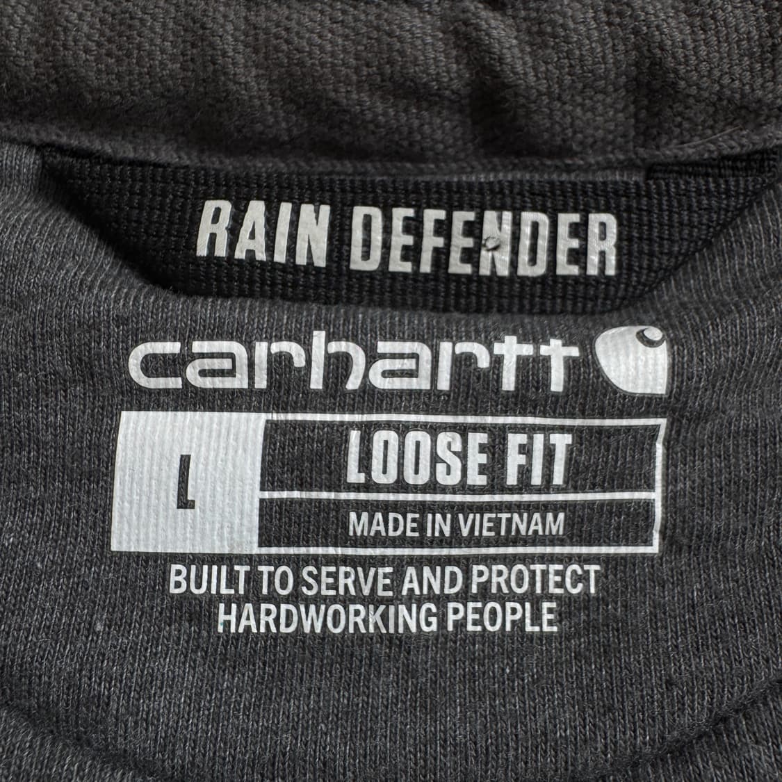 칼하트 페이딩 써멀 오버핏 후드집업 상품이미지6