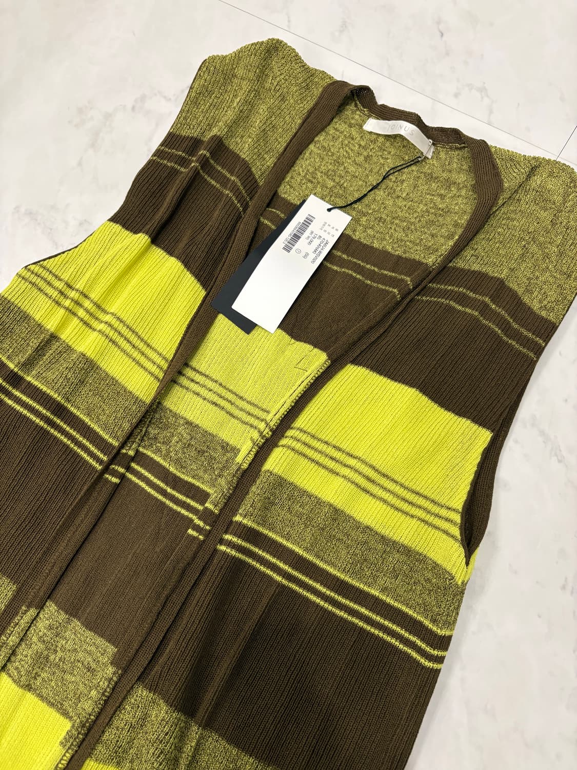 joinus y2k long knit vest 상품이미지2