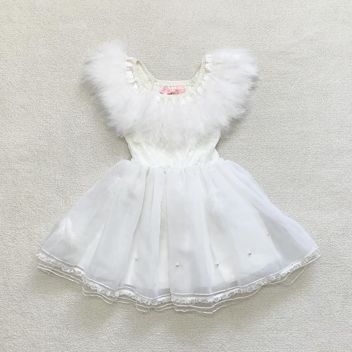 스완키스 엔젤릭스완 미니 퍼 원피스 상품이미지1