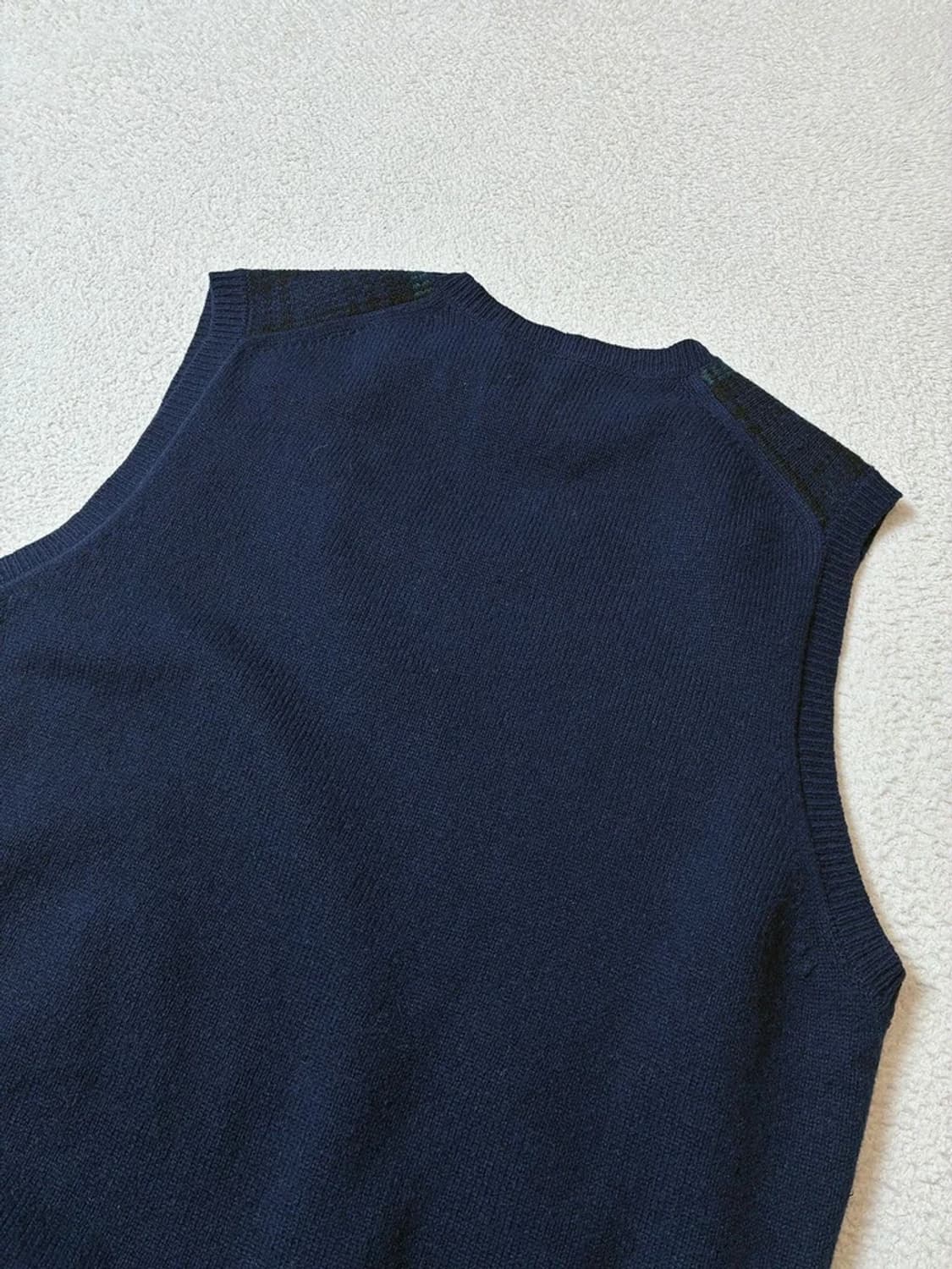 브룩스 브라더스 램스울 블랙와치 베스트 PN7980 상품이미지4