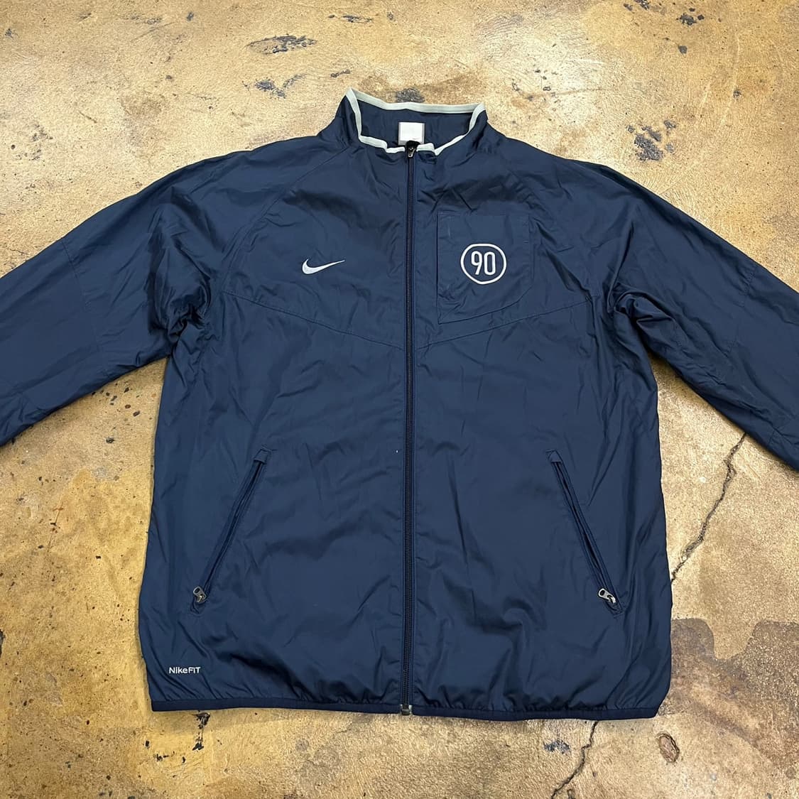 [정품/L] 나이키 네이비 바람막이  자켓 b17 상품이미지3