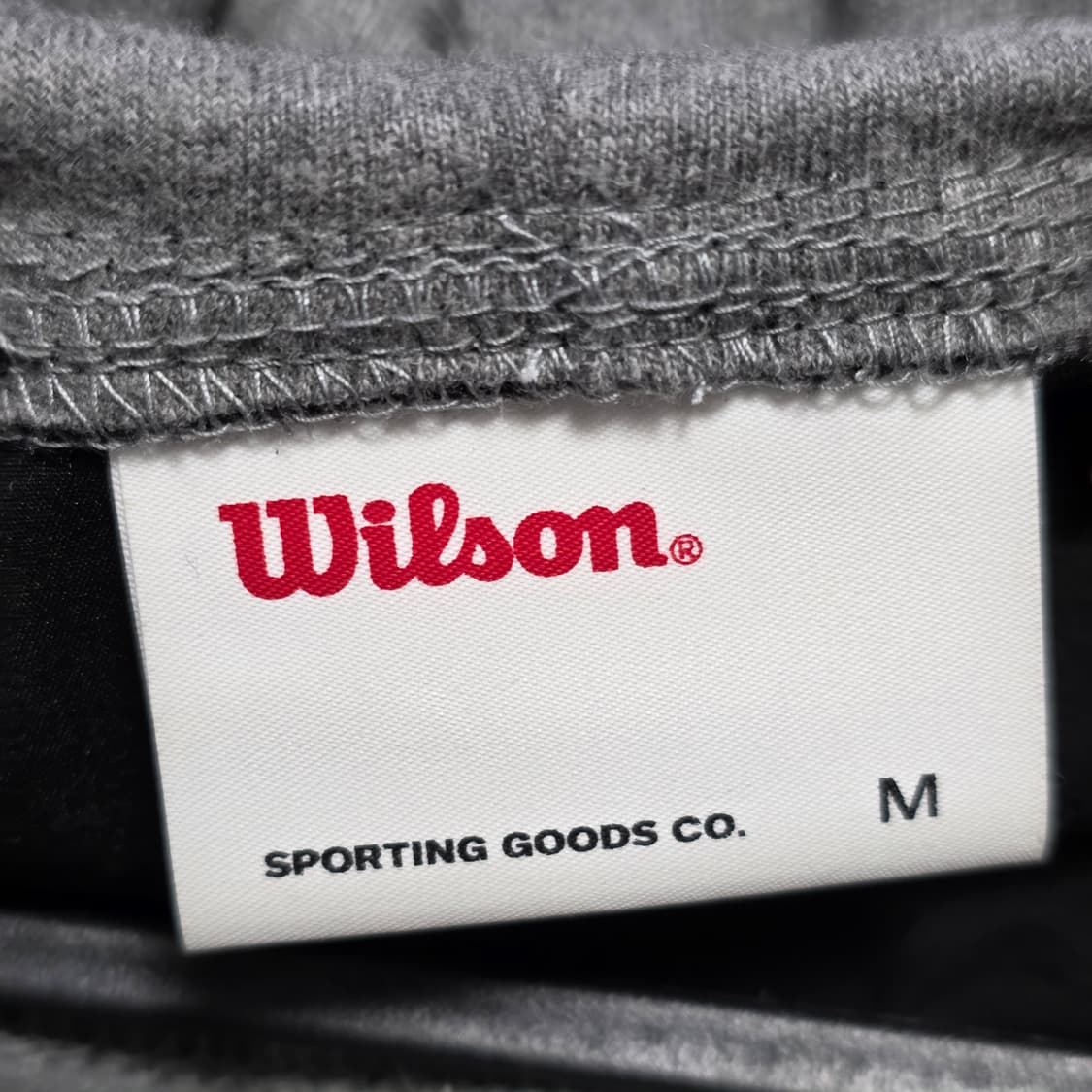 0180 [윌슨] 블랙 바람막이 후드 아노락 M 공용 상품이미지7