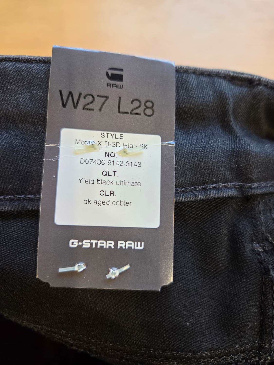 G-STAR RAW 블랙 코팅진 스판데님( W27/L28) 상품이미지8