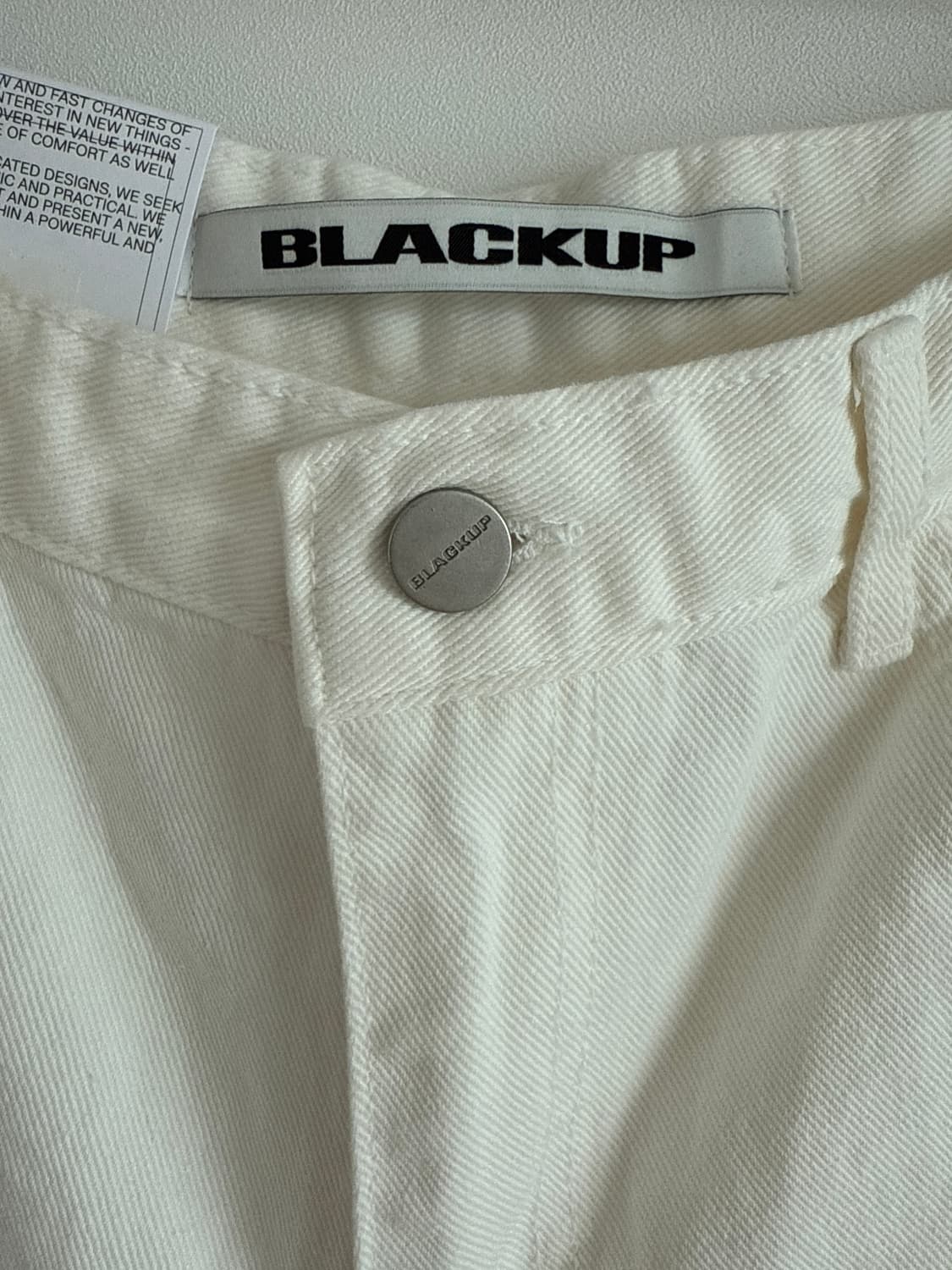 BLACKUP 화이트 버뮤다 팬츠(택 달린 새제품) 상품이미지6