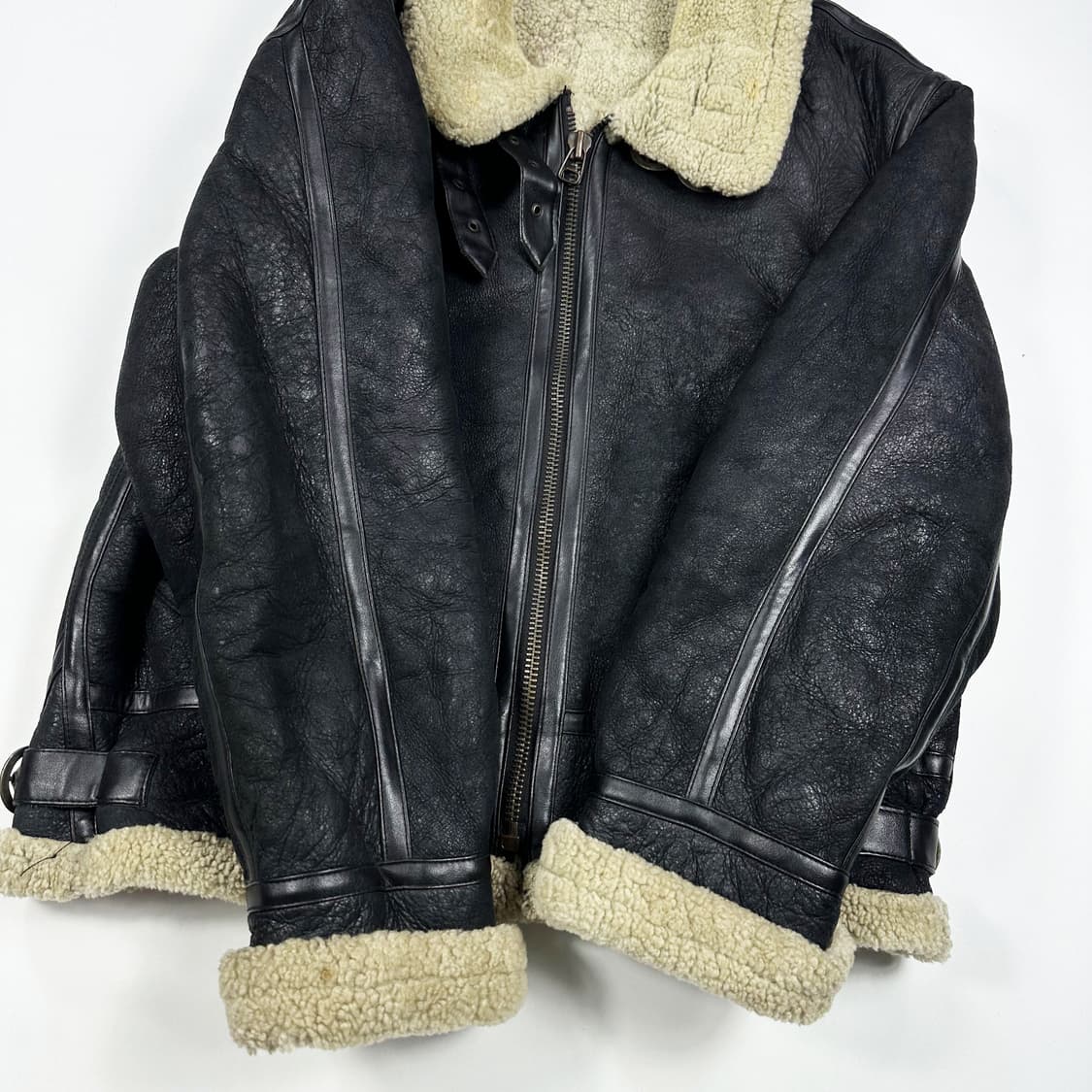 오리지널 미군 TYPE B-3 양가죽 무스탕 2XL 상품이미지4