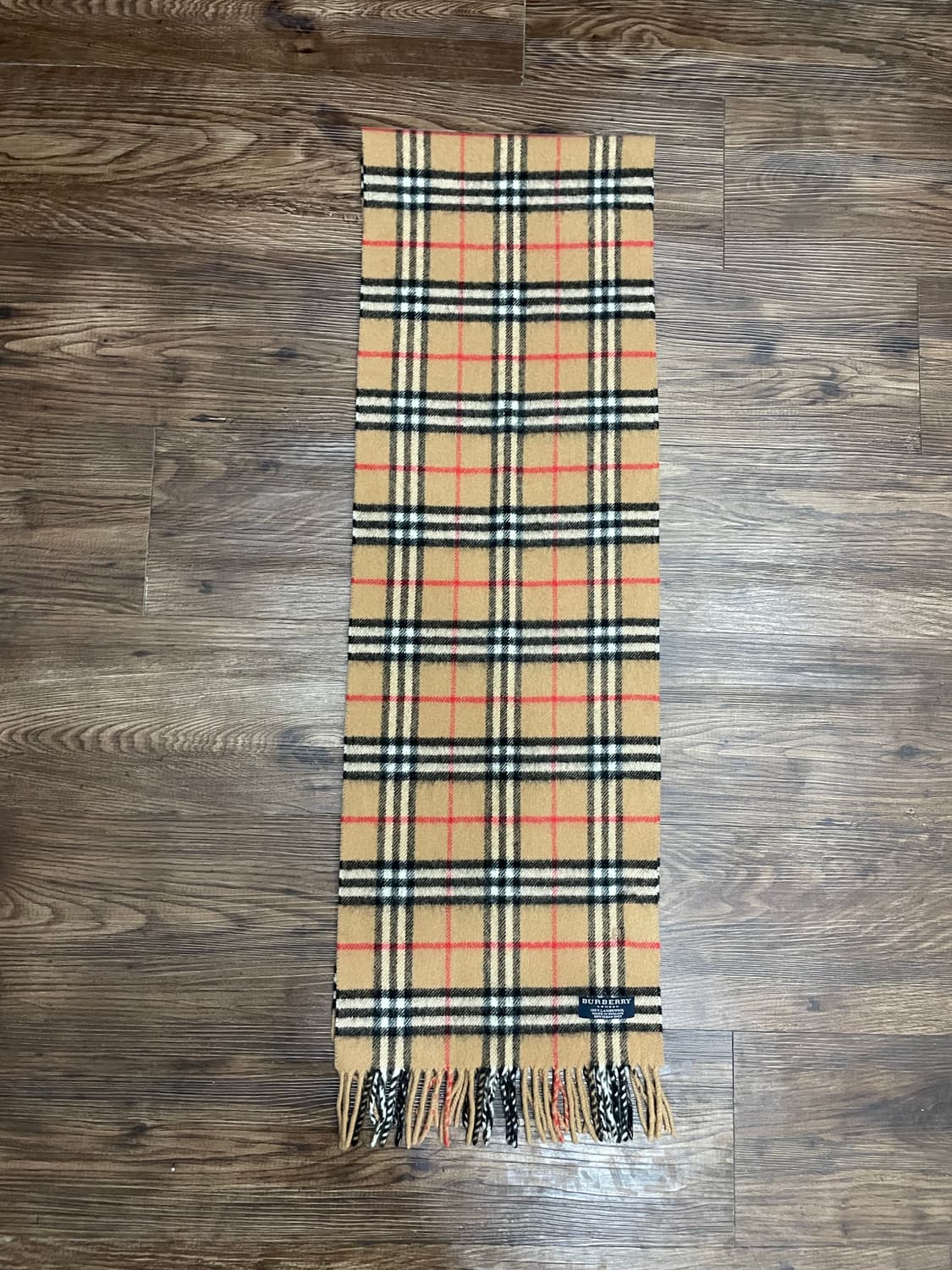 버버리 램스울 노바체크 머플러 목도리 베이지 상품이미지5