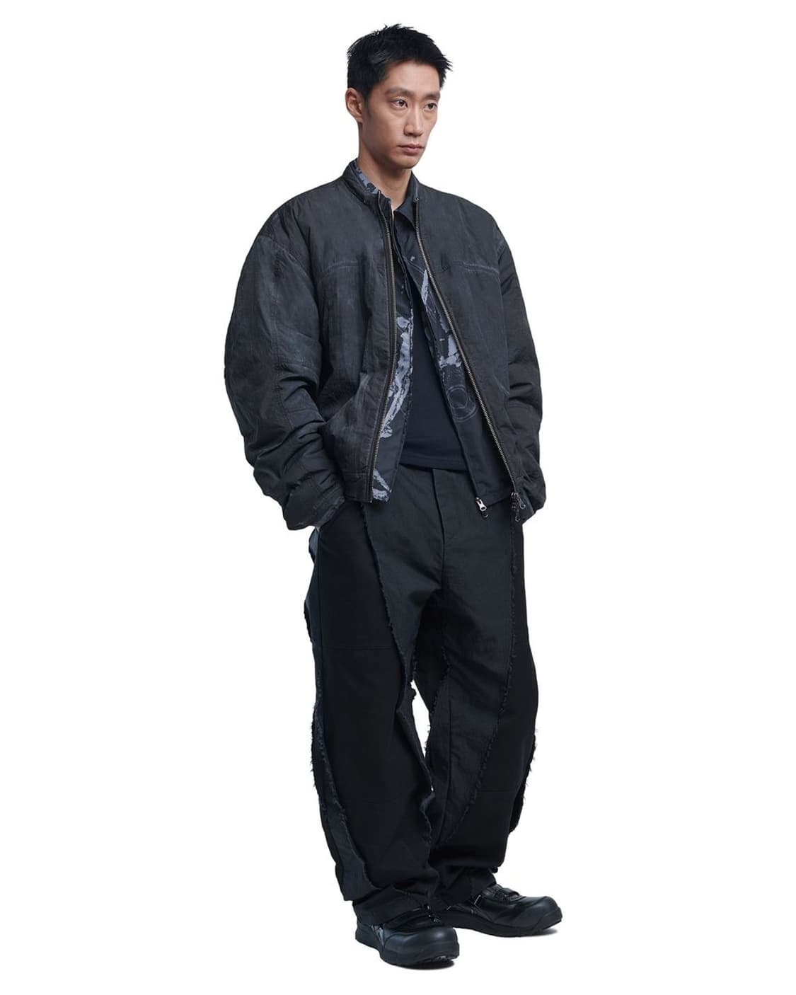 노매뉴얼 3M THINSULATE BOMBER 봄버 자켓 블랙 L 상품이미지4