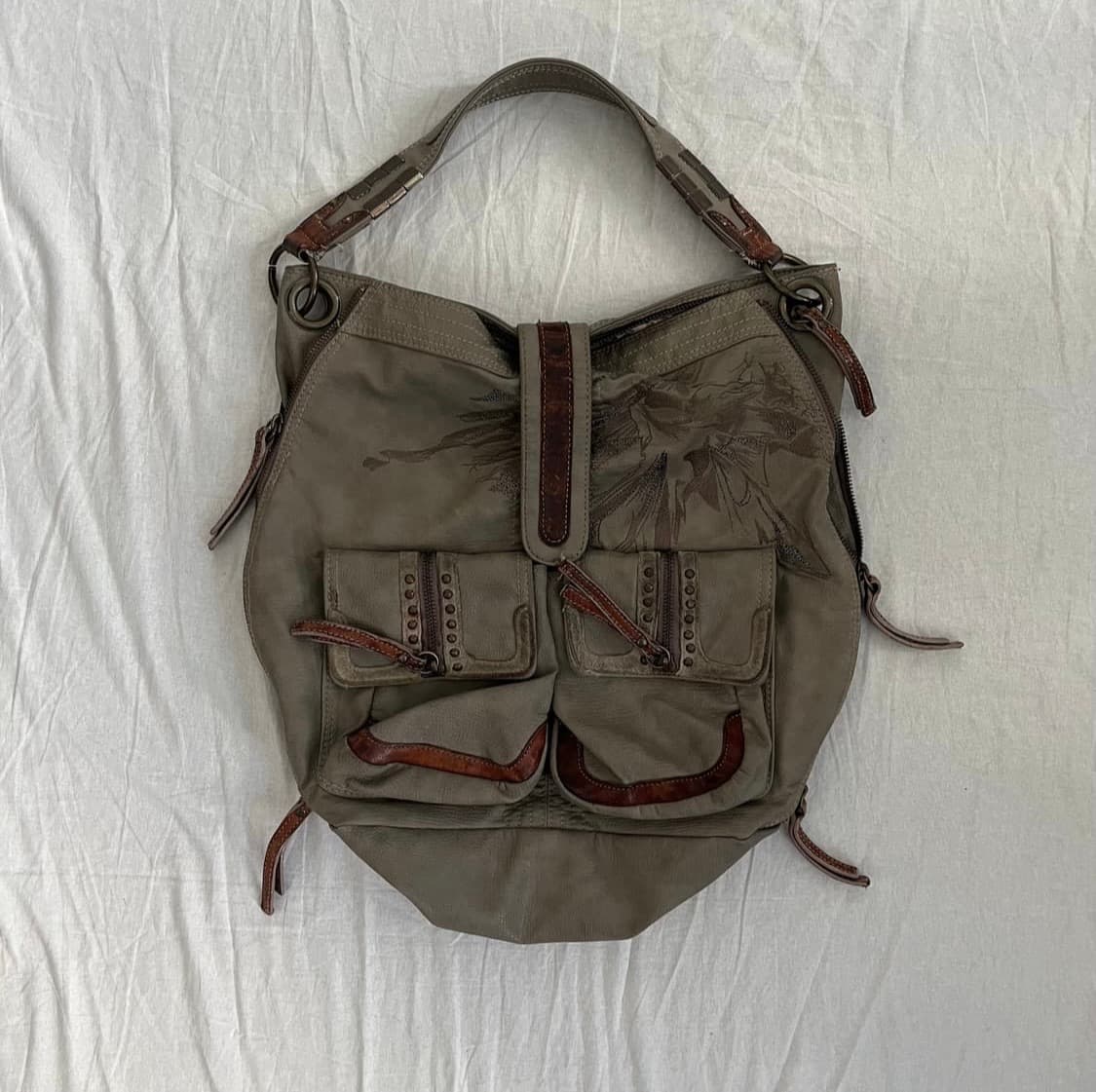 TANKS Y2k oriental fairy mood 빅 숄더백 상품이미지1