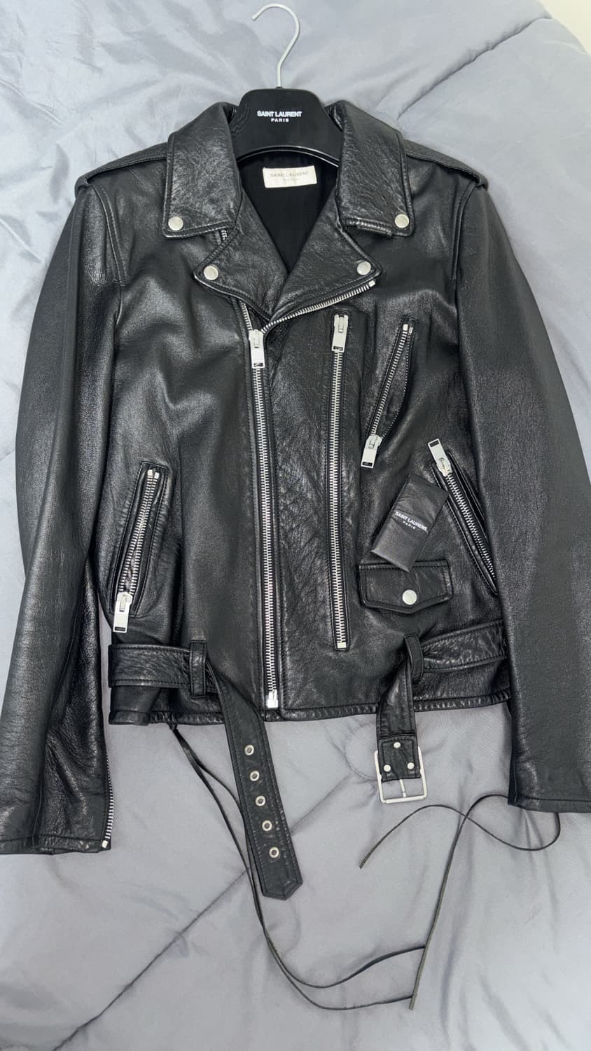 생로랑 블러드러스터 l17 레더자켓 48사이즈 상품이미지5