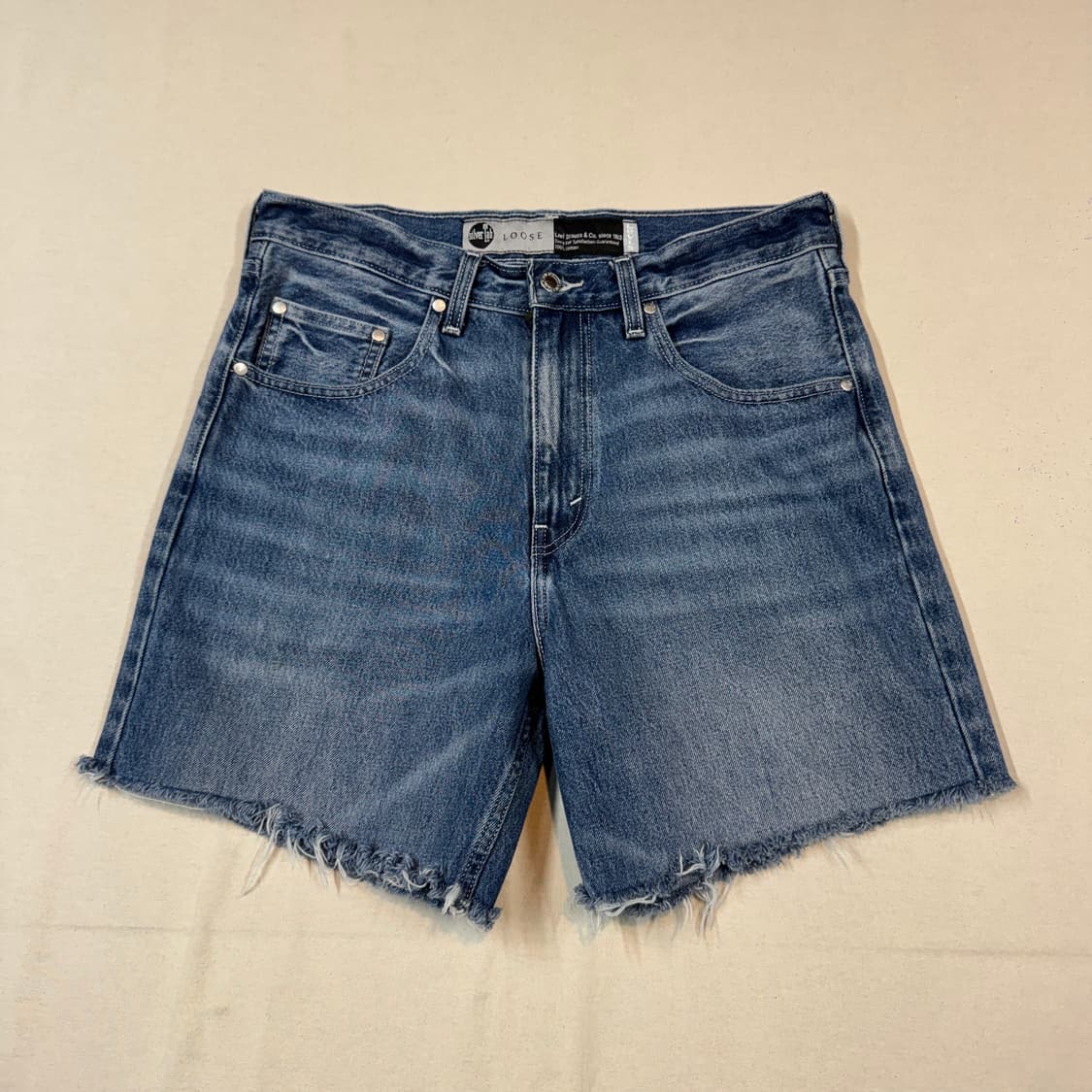 32inch) 리바이스 실버탭 데님 반바지 상품이미지5