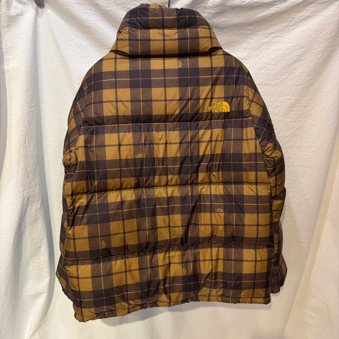 노스페이스 화이트라벨 눕시 700 체크 패딩 자켓 구스다운 상품이미지6