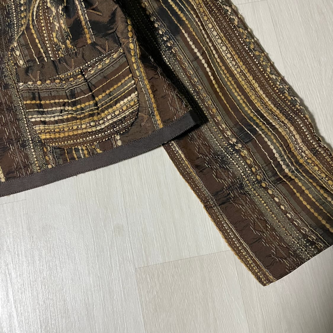 FESTENIR . 패턴 믹스 빈티지 자켓 상품이미지4