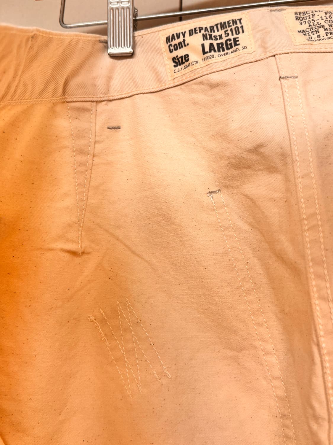 콜림보 해군 유백색 팬츠 40 사이즈(약 34) 상품이미지8