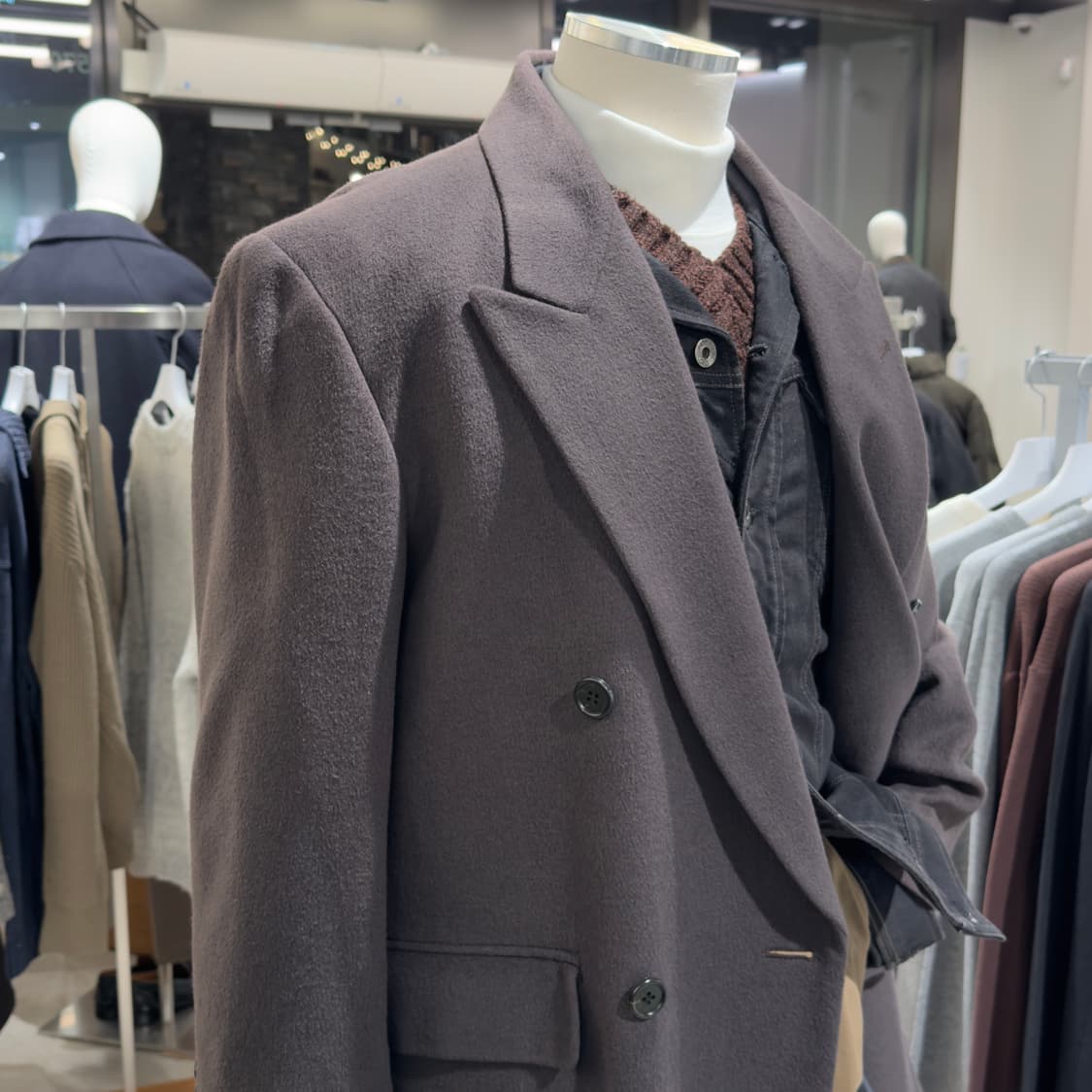 Made in Japan Mr.Swallow 더블 코트 상품이미지4