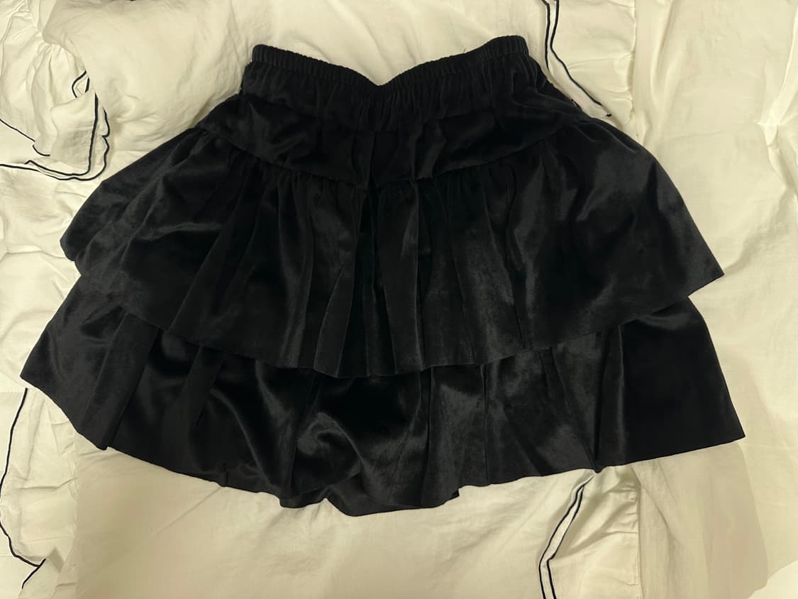 벨벳 캉캉 스커트 상품이미지1