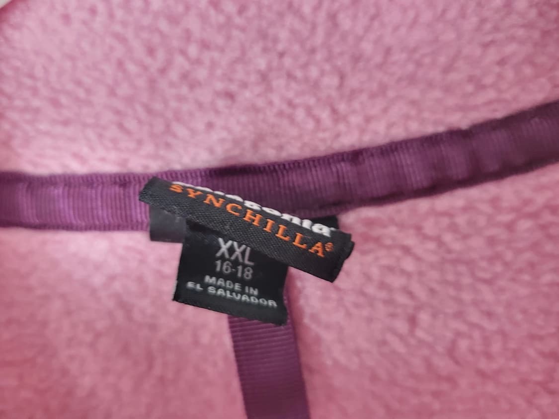 파타고니아 신칠라 스냅-T 핑크/그레이 엘살바도르 상품이미지7