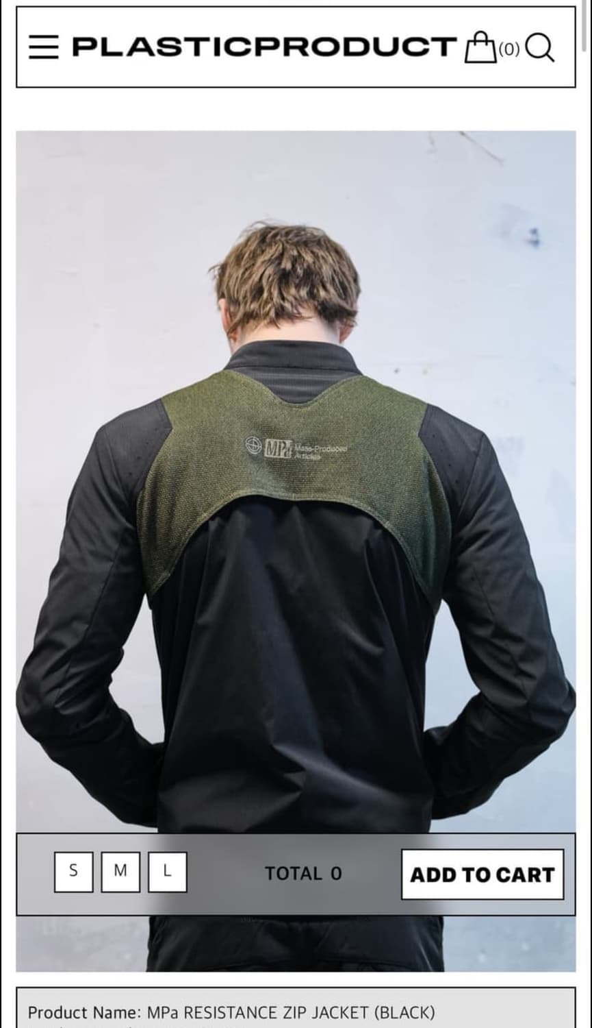 구매)MPa RESISTANCE ZIP JACKET (BLACK) s 상품이미지1