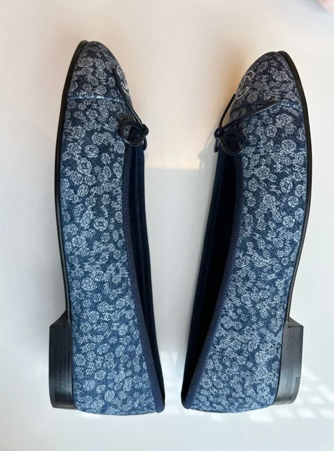 샤넬 플랫슈즈 데님 35 상품이미지2