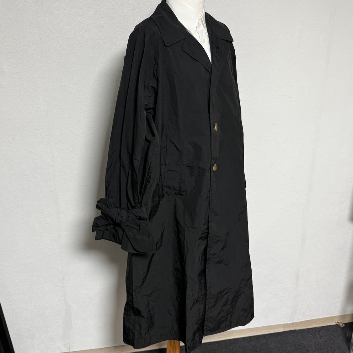 새상품 23ss 타오 꼼데가르송 리본 슬리브 트렌치코트 m 상품이미지2