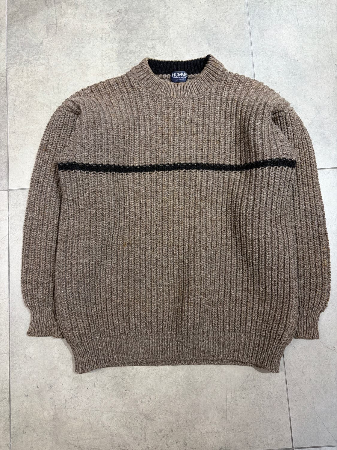 80s Comme des Garcons Homme 헤비울 니트 상품이미지2