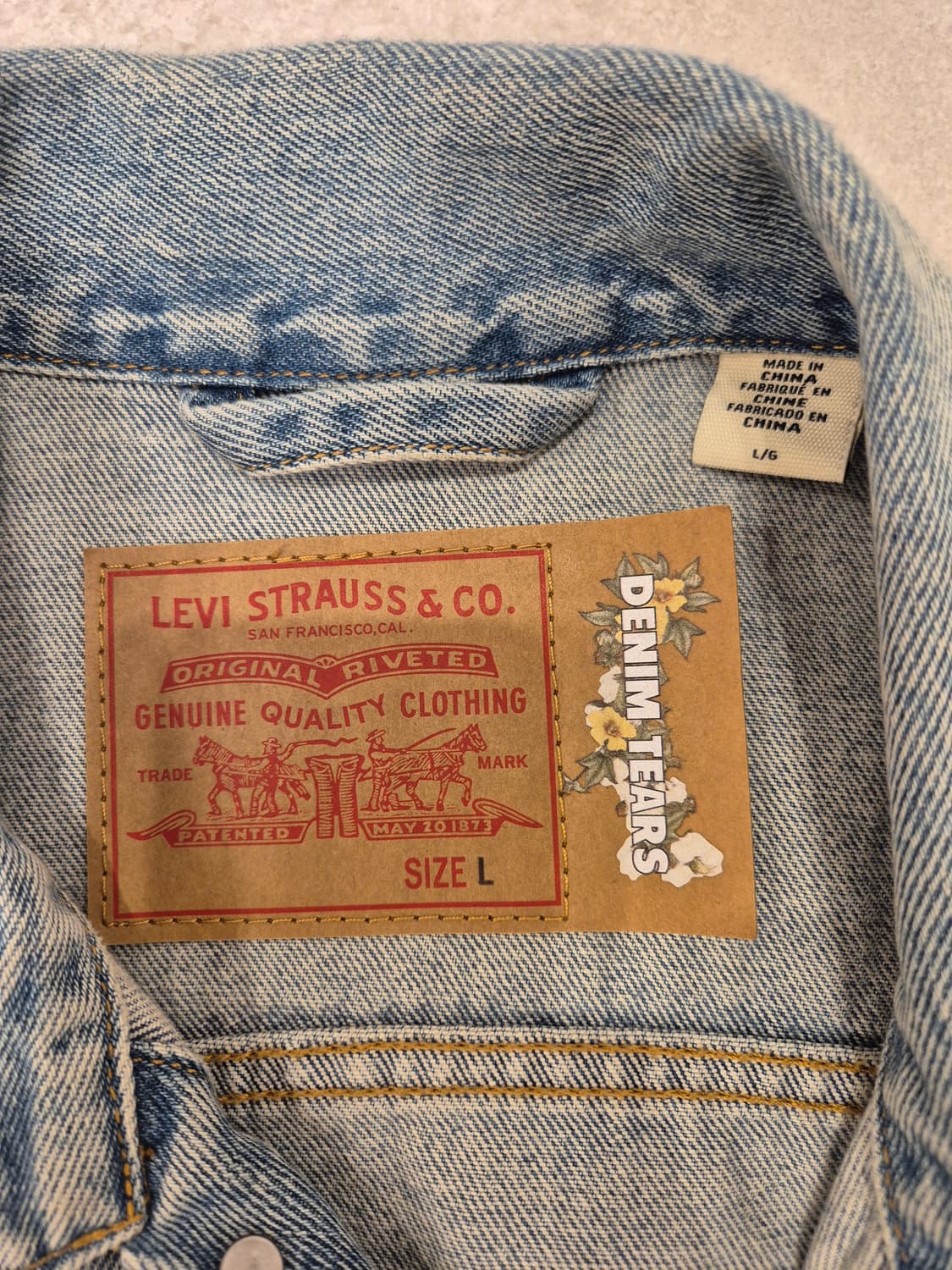 데님티어스 데님자켓 L 상품이미지2