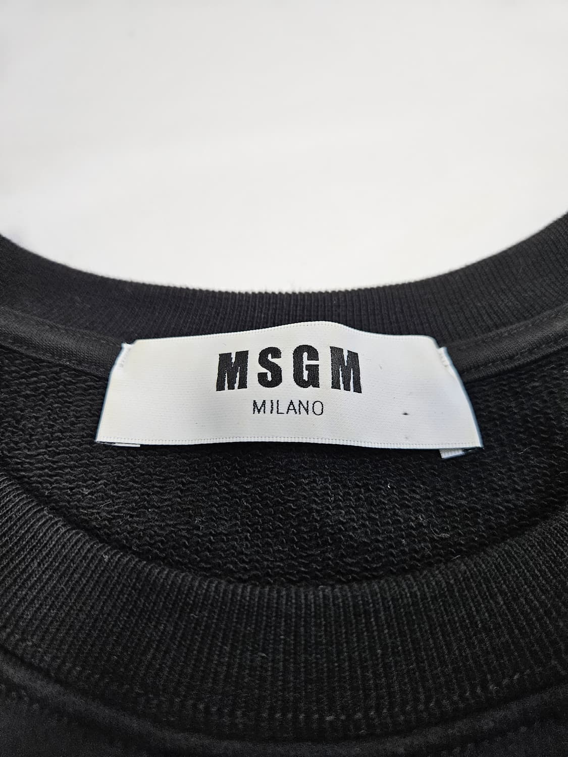 MSGM 밀라노 브러쉬드 로고 맨투맨 L 상품이미지2