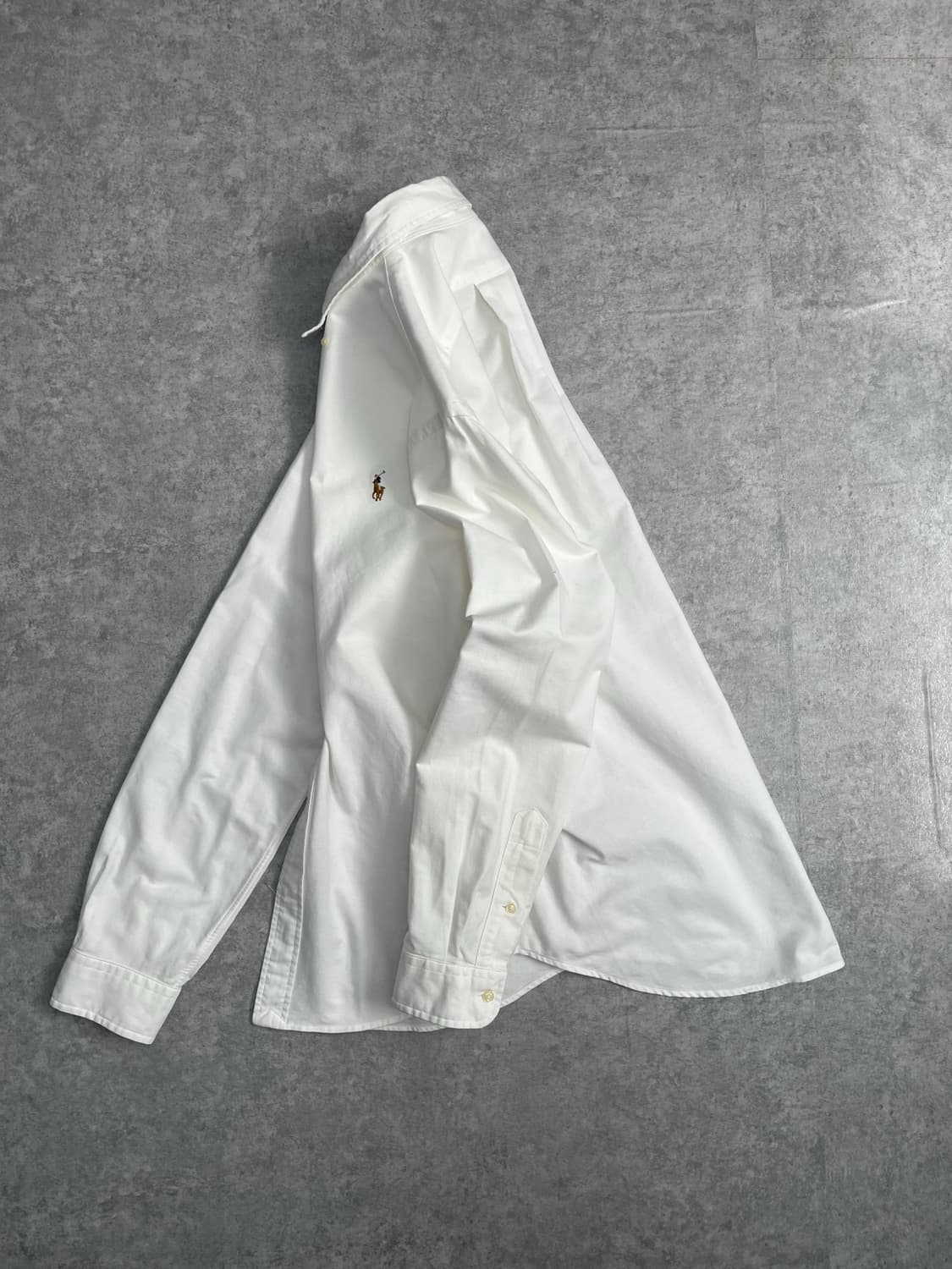 M) 폴로랄프로렌 슬림 핏 화이트 셔츠 상품이미지4