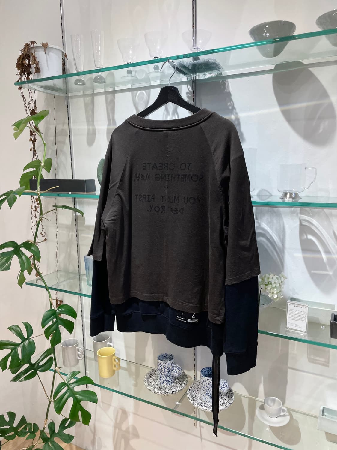 언레이블 프로젝트 layered sweatshirt 상품이미지4