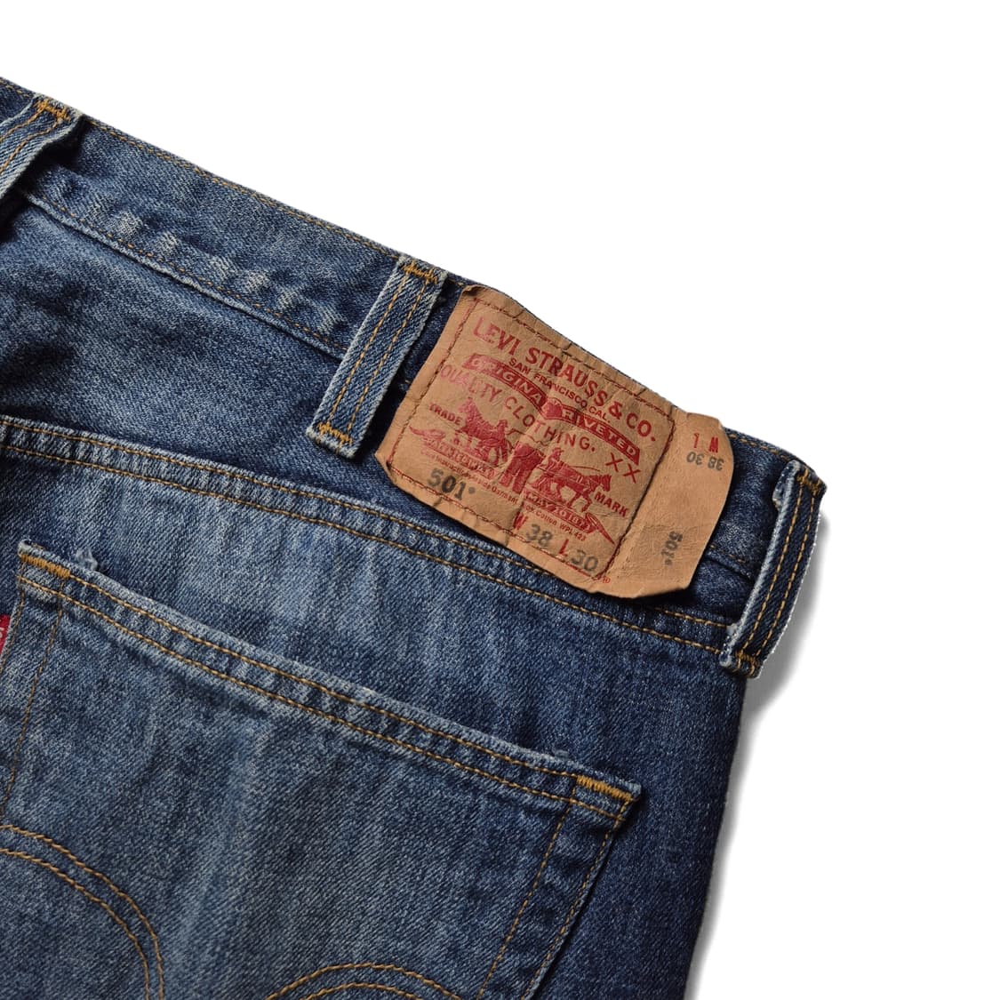 [38x30] 리바이스 501 데님팬츠 상품이미지8